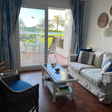 Sea & Pool View Garden Apartment Las Palmeras Nerja Eksteriør bilde